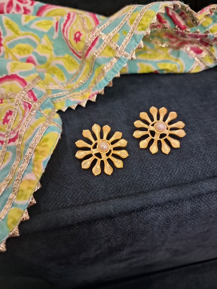 Rehaam floral studs earrings