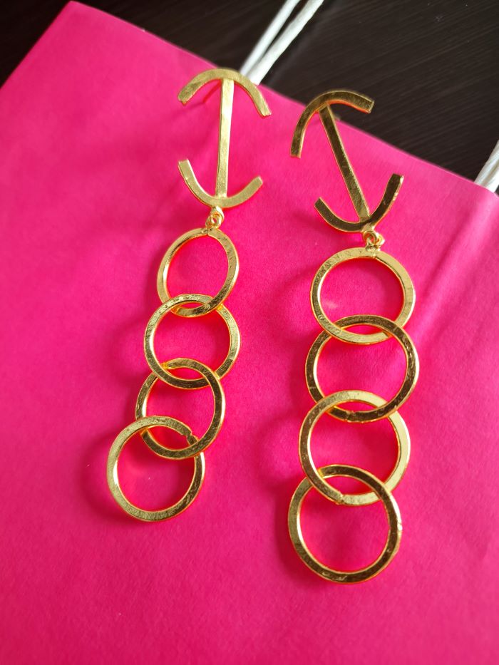 Norah Golden statement earrings