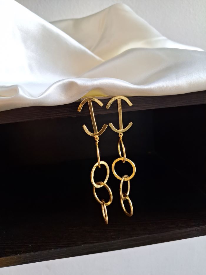 Norah Golden statement earrings