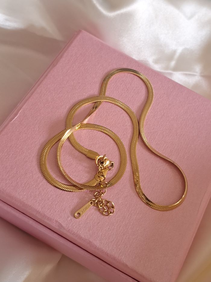 Snake anti-tarnish snake chain
