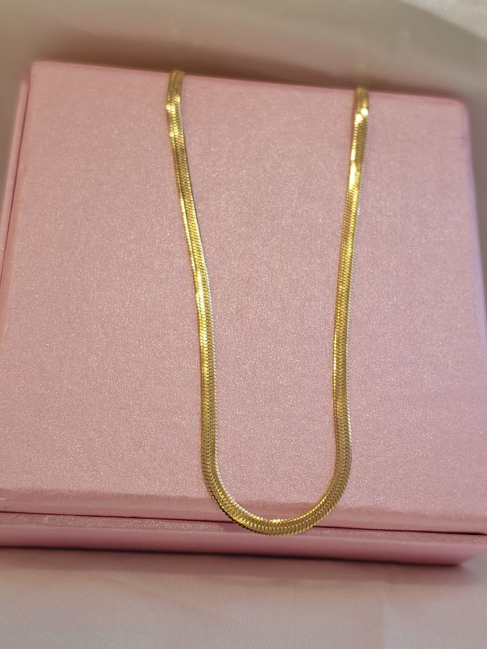 Snake anti-tarnish snake chain