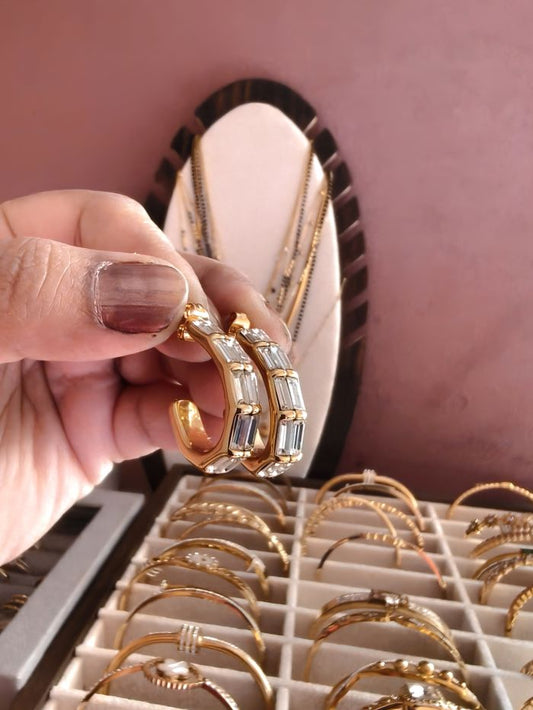 Tabira anti-tarnish earrings