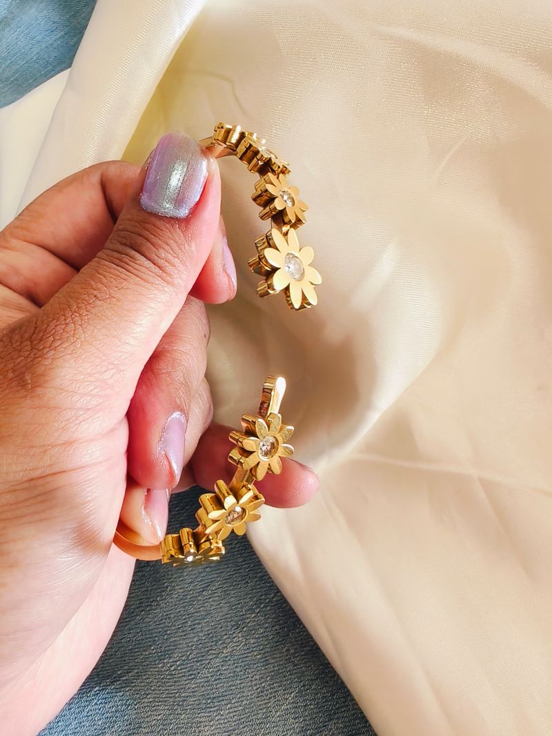 Jas anti-tarnish bangle bracelets