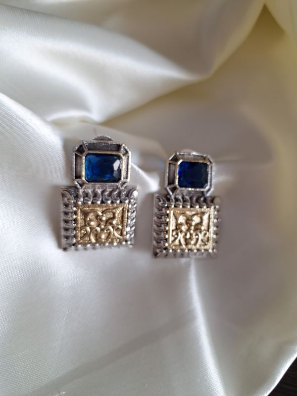 Ibadat Studs Blue