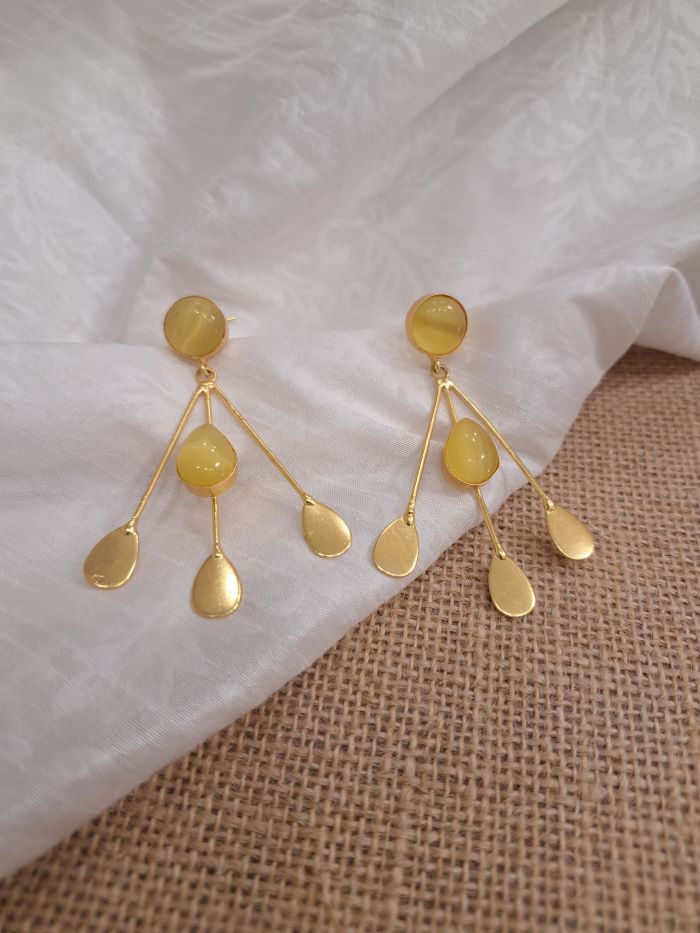 Insiya Yellow earrings