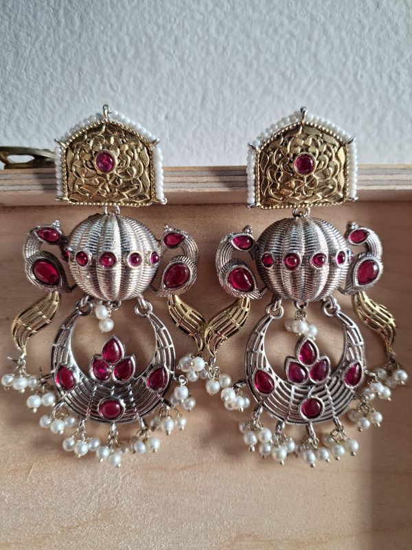 Albeli Pink Chandbali
