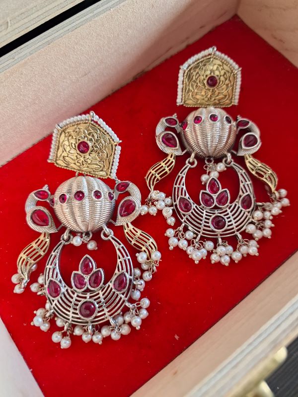 Albeli Pink Chandbali