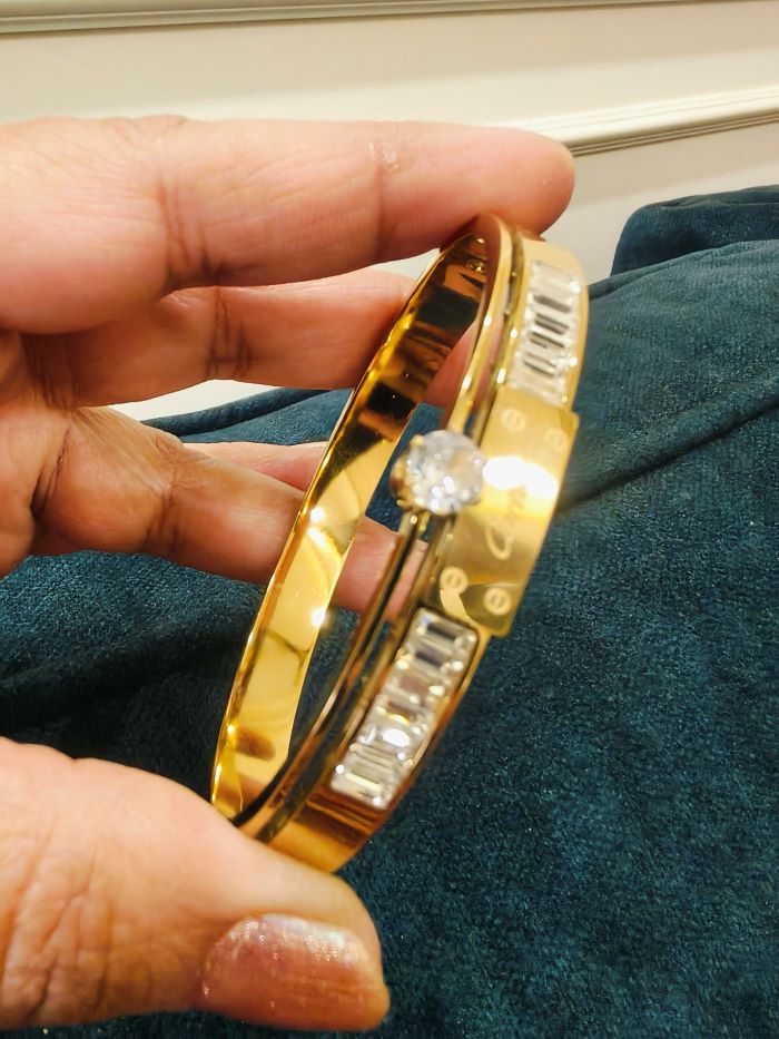 Brigette anti-tarnish bracelet(free size)