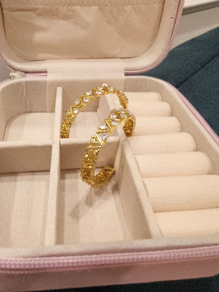 Dishi anti-tarnish hoop earrings