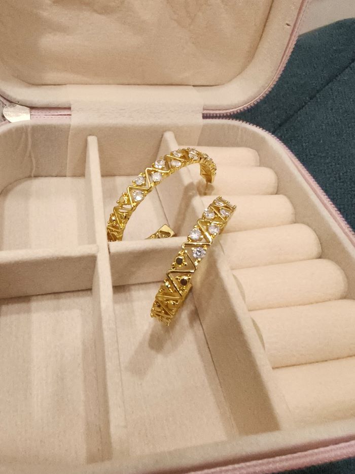 Dishi anti-tarnish hoop earrings