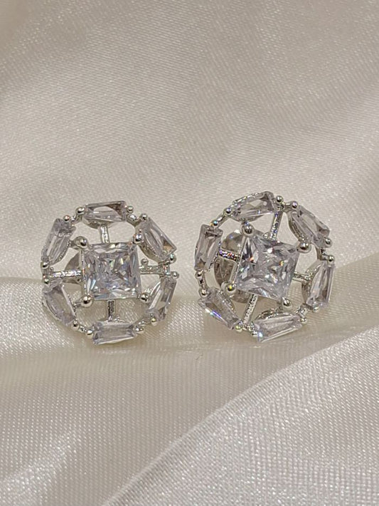 Janet american diamond studs