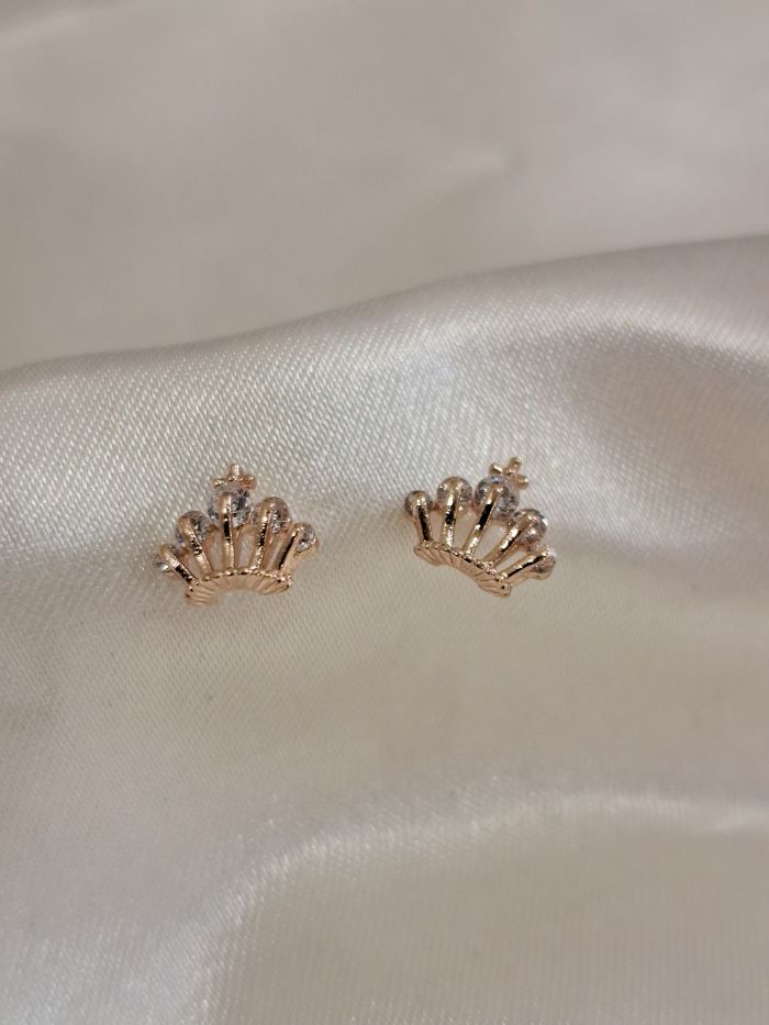 Jonita anti-tarnish stud earrings
