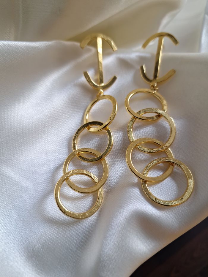 Norah Golden statement earrings