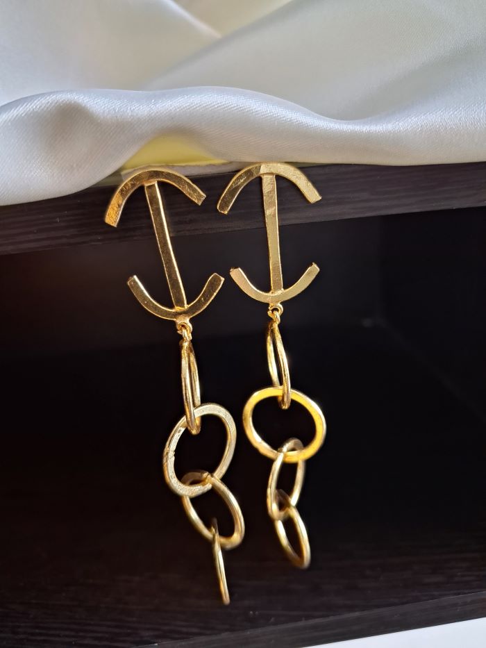 Norah Golden statement earrings