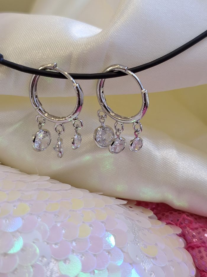 Noora silver earrings