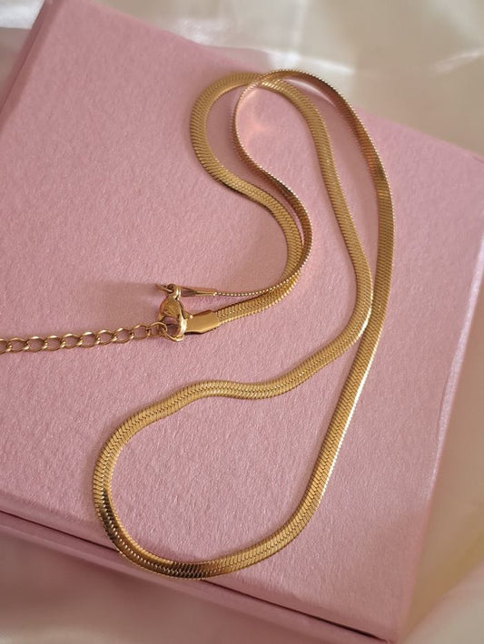 Snake anti-tarnish snake chain