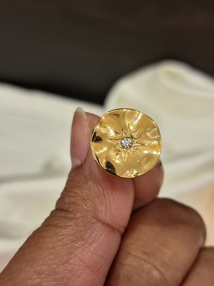 Tiana anti-tarnish stud earrings