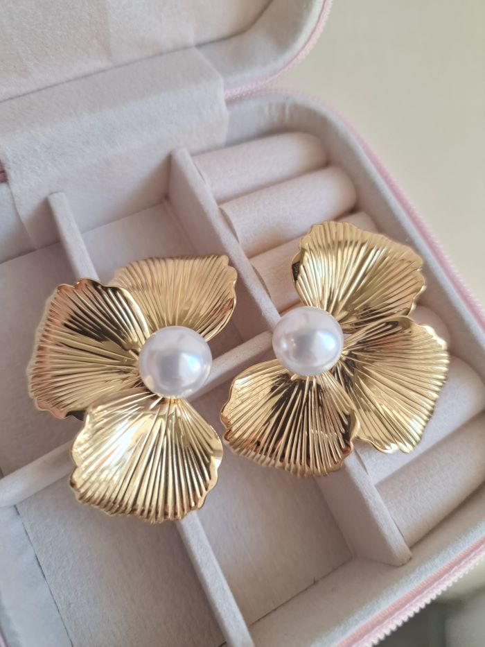 Zanya anti-tarnish stud earrings