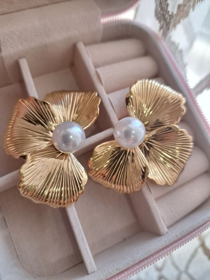 Zanya anti-tarnish stud earrings