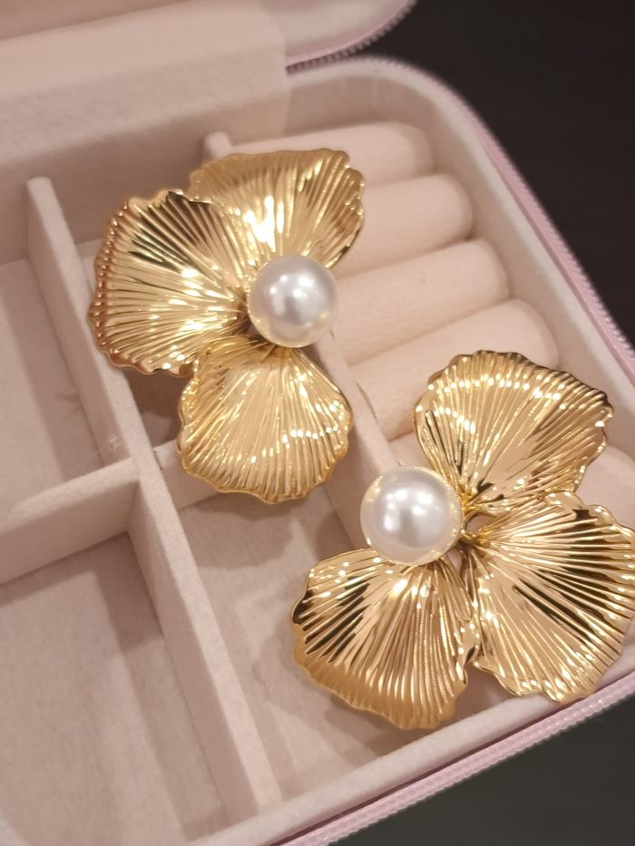 Zanya anti-tarnish stud earrings